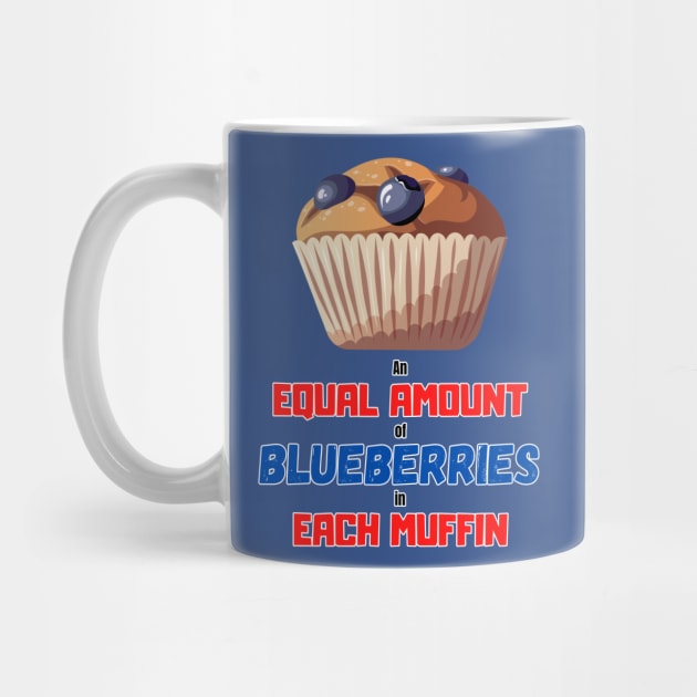 An Equal Amount of Blueberries in each Muffin by koalafish